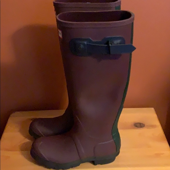 Tall Hunter rain boots. - Picture 2 of 3